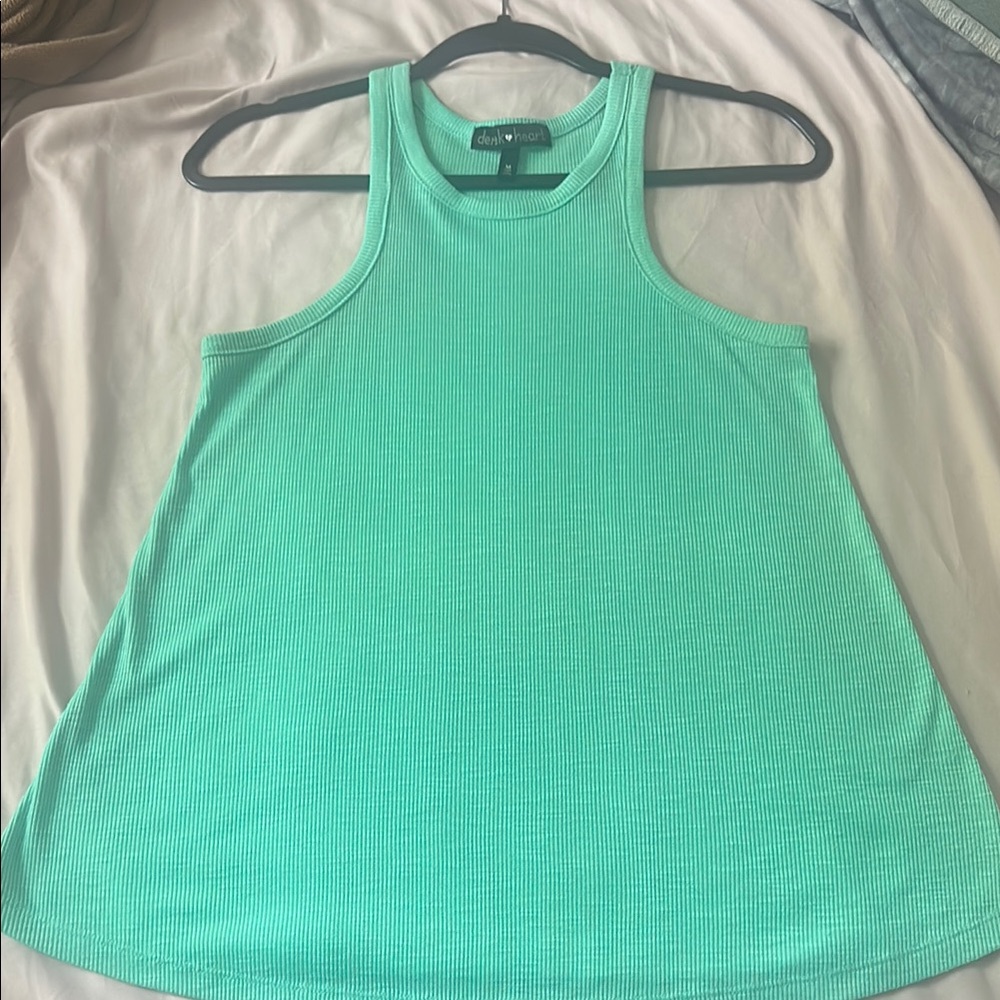 Derek Heart Aqua Tank Top